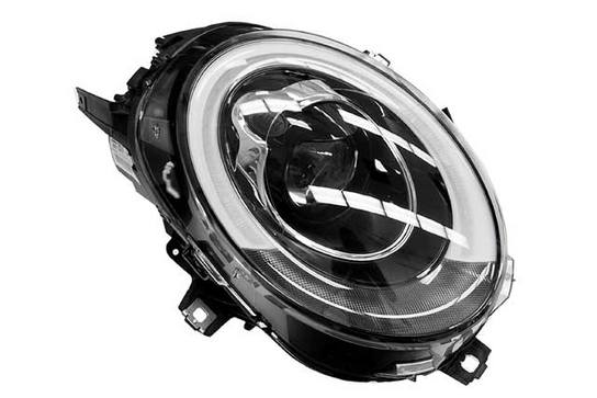 Mini Headlight Assembly - Passenger Side (LED) (w/ Amber Turnsignal) 63117383220 - Valeo 45371